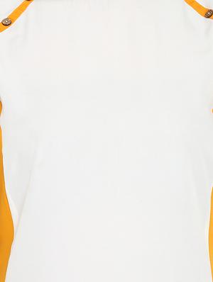 Color block straight kurta - 15727502 - Standard Image - 4