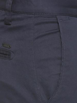 blue cotton blend chinos - 15727650 - Standard Image - 4
