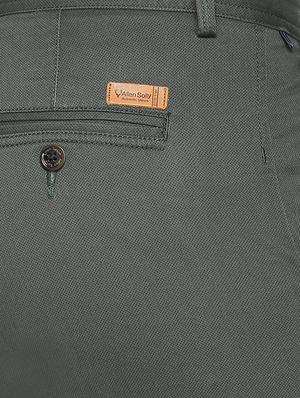 green cotton blend chinos - 15727655 - Standard Image - 4