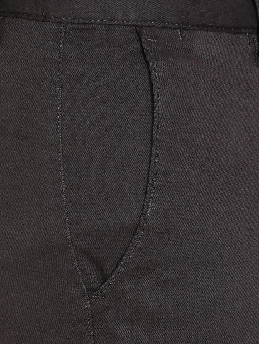 brown cotton blend chinos - 15727661 - Zoom Image - 4