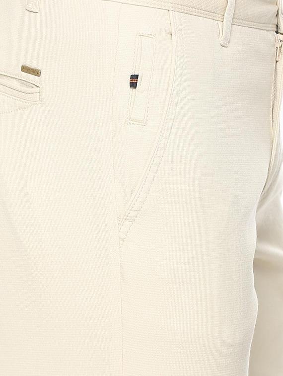 beige cotton chinos - 15727665 - Zoom Image - 4