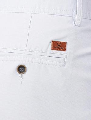 white cotton blend chinos - 15727720 - Standard Image - 4