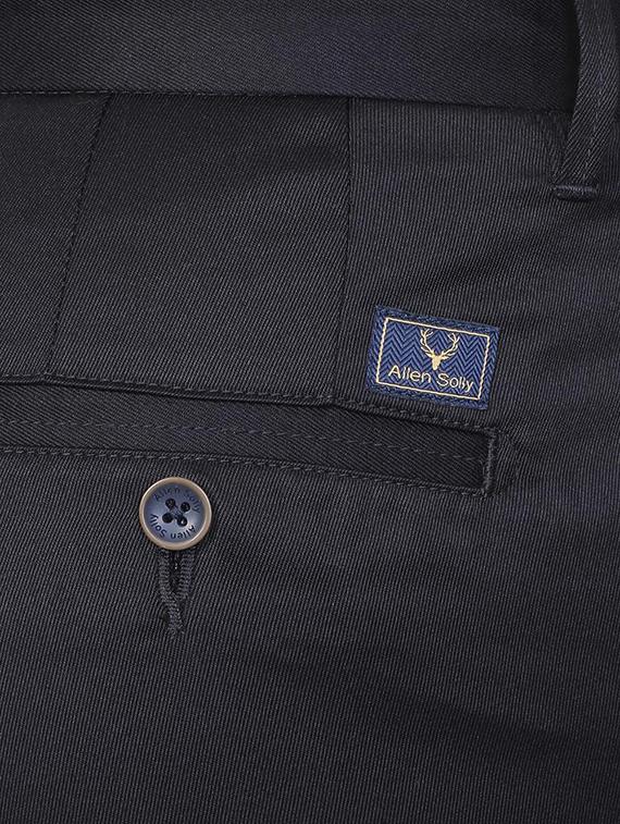 black cotton blend chinos - 15727722 - Zoom Image - 4