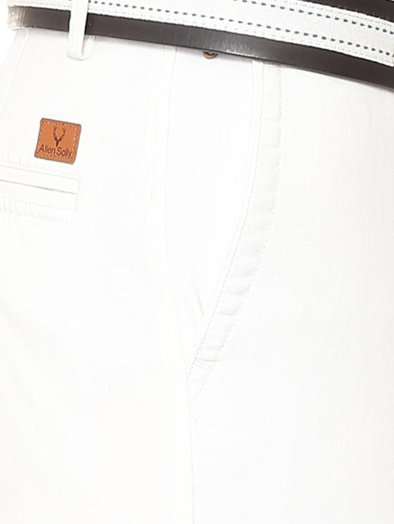 white cotton blend chinos - 15727727 - Zoom Image - 4