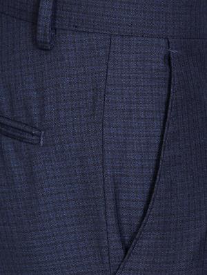 blue terry rayon flat front formal trouser - 15727735 - Standard Image - 4