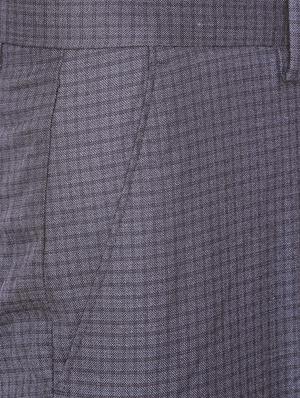 grey terry rayon flat front formal trouser - 15727747 - Standard Image - 4