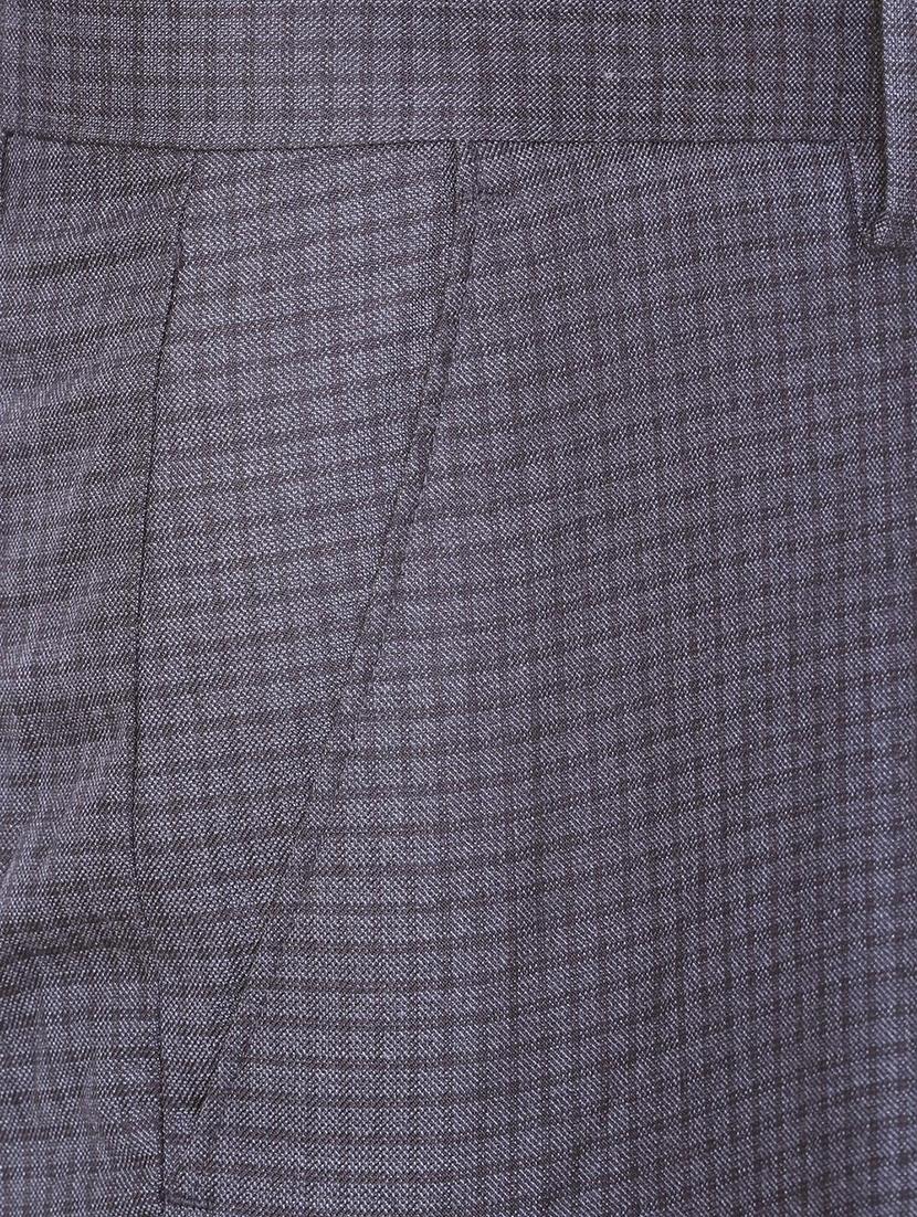 grey terry rayon flat front formal trouser - 15727747 - Zoom Image - 4