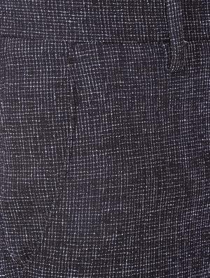 grey polyester blend flat front formal trouser - 15727750 - Standard Image - 4