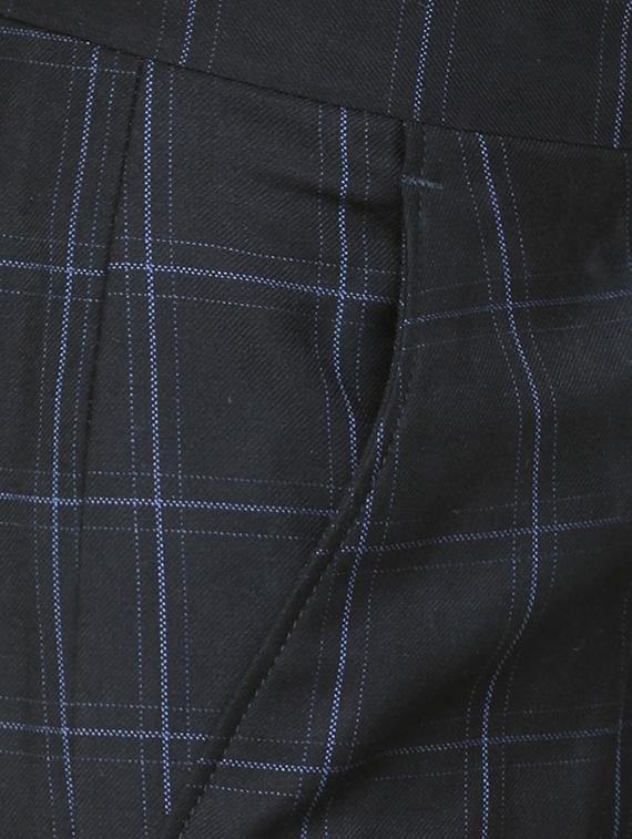 black terry rayon flat front formal trouser - 15727794 - Zoom Image - 4