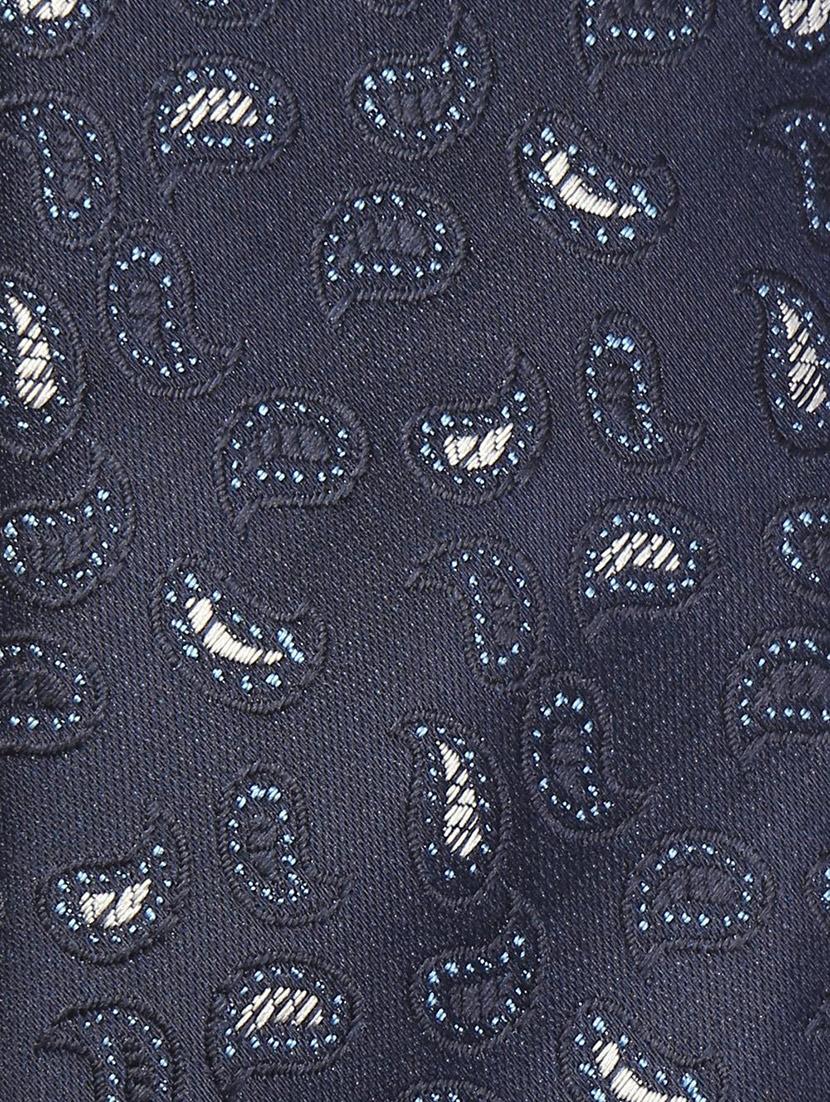 navy silk tie - 15727869 - Zoom Image - 4