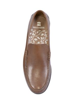 tan leather slip on loafers - 15727917 - Standard Image - 4