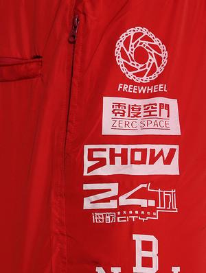 red polyester joggers - 15728231 - Standard Image - 4