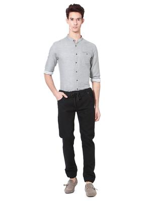 black cotton joggers - 15728232 - Standard Image - 4
