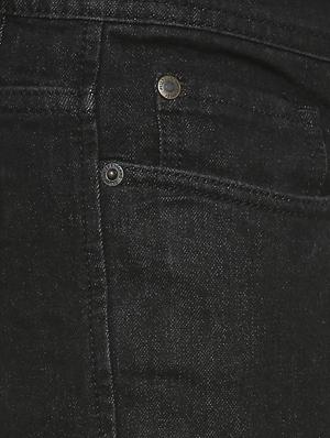 black cotton blend plain jeans - 15728248 - Standard Image - 4