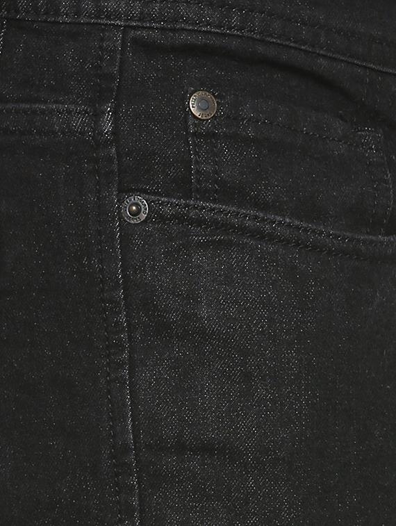 black cotton blend plain jeans - 15728248 - Zoom Image - 4