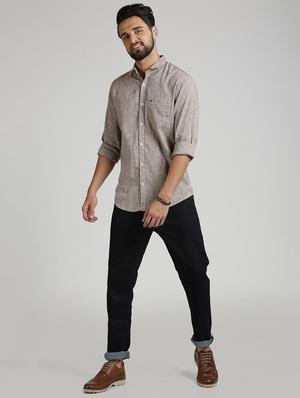 blue cotton blend plain jeans - 15728250 - Standard Image - 4