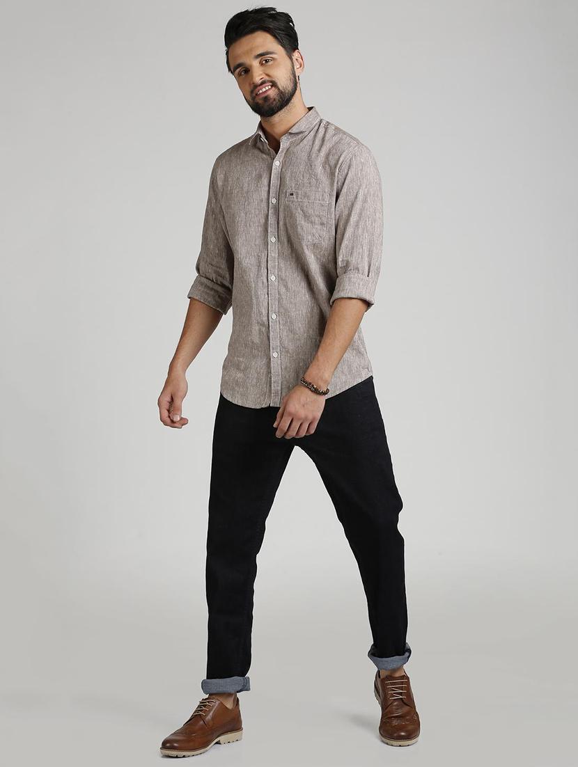 blue cotton blend plain jeans - 15728250 - Zoom Image - 4