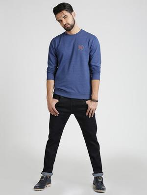 blue cotton blend plain jeans - 15728251 - Standard Image - 4