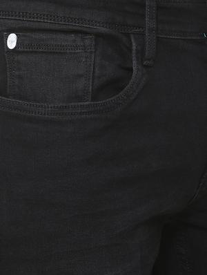black cotton blend washed jeans - 15728264 - Standard Image - 4
