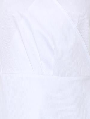surplice neck knot detail top - 15728423 - Standard Image - 4