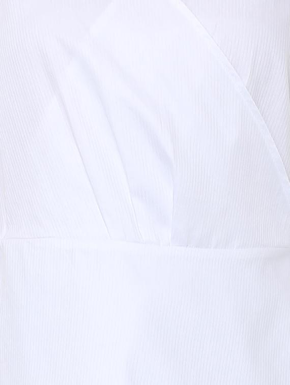 surplice neck knot detail top - 15728423 - Zoom Image - 4