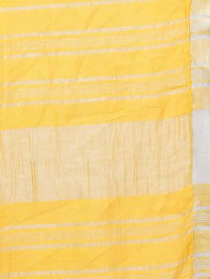 solid handloom saree with blouse - 15728576 - Standard Image - 4