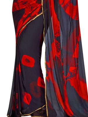 Combo Of 2 Multicolor Printed Saree with blouse - 15728689 - Standard Image - 7