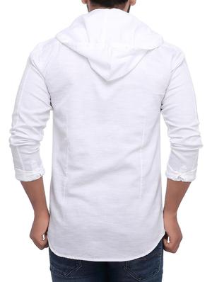white cotton casual shirt - 15729146 - Standard Image - 4
