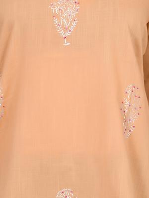 Printed straight kurti - 15729332 - Standard Image - 4