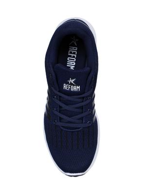 navy Fabric sport shoes - 15729385 - Standard Image - 4