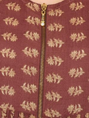 Printed flare kurta - 15729525 - Standard Image - 4