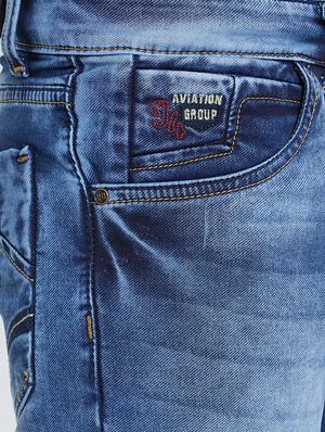 blue denim washed jeans - 15729564 - Standard Image - 4