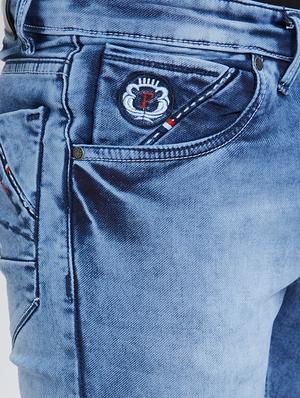 blue denim washed jeans - 15729572 - Standard Image - 4