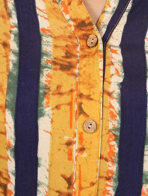 Stripes straight kurta - 15729636 - Standard Image - 4