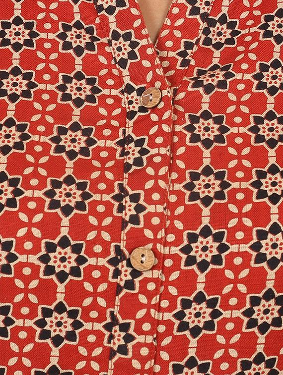 Printed straight kurta - 15729638 - Zoom Image - 4