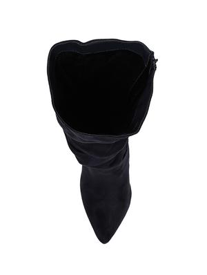 navy knee length boots - 15729811 - Standard Image - 4