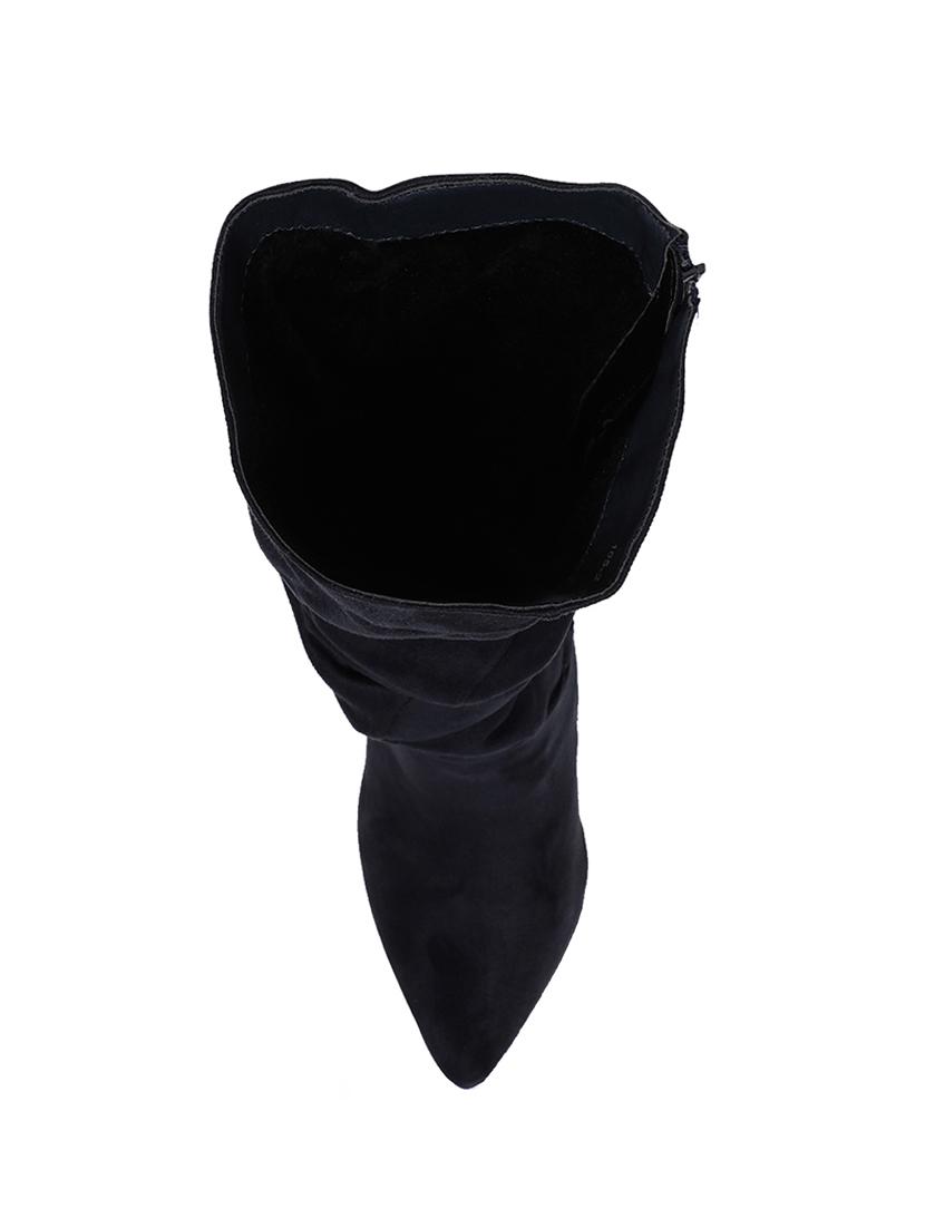 navy knee length boots - 15729811 - Zoom Image - 4