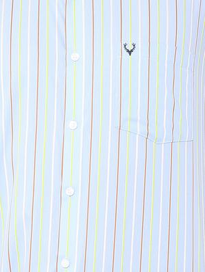 blue cotton casual shirt - 15729829 - Standard Image - 4