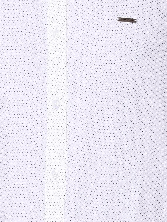 white cotton casual shirt - 15729831 - Zoom Image - 4