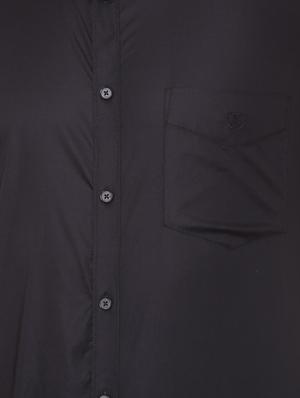 black cotton blend casual shirt - 15729835 - Standard Image - 4