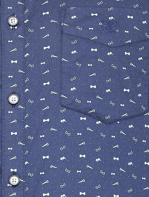 blue cotton casual shirt - 15729842 - Standard Image - 4