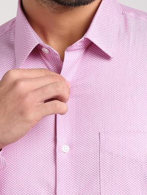 pink cotton formal shirt - 15729848 - Standard Image - 4