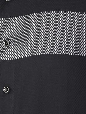 black cotton formal shirt - 15729850 - Standard Image - 4