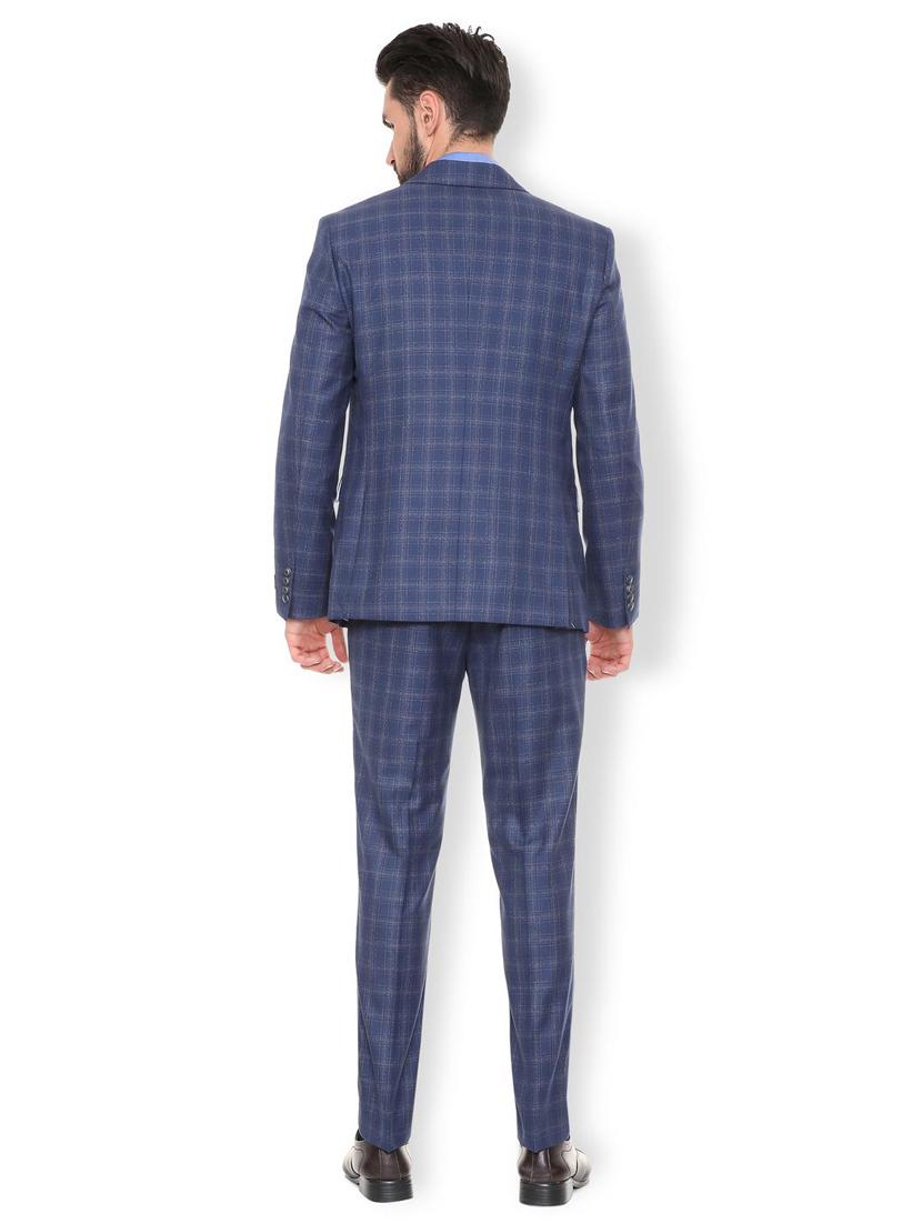 blue polyester blend 3-piecesuit - 15729895 - Zoom Image - 4