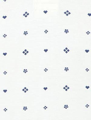 white cotton all over print t-shirt - 15729926 - Standard Image - 4