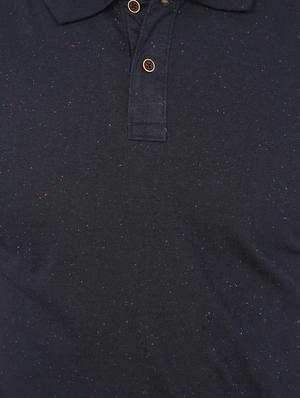 navy blue polyester polo t-shirt - 15729929 - Standard Image - 4