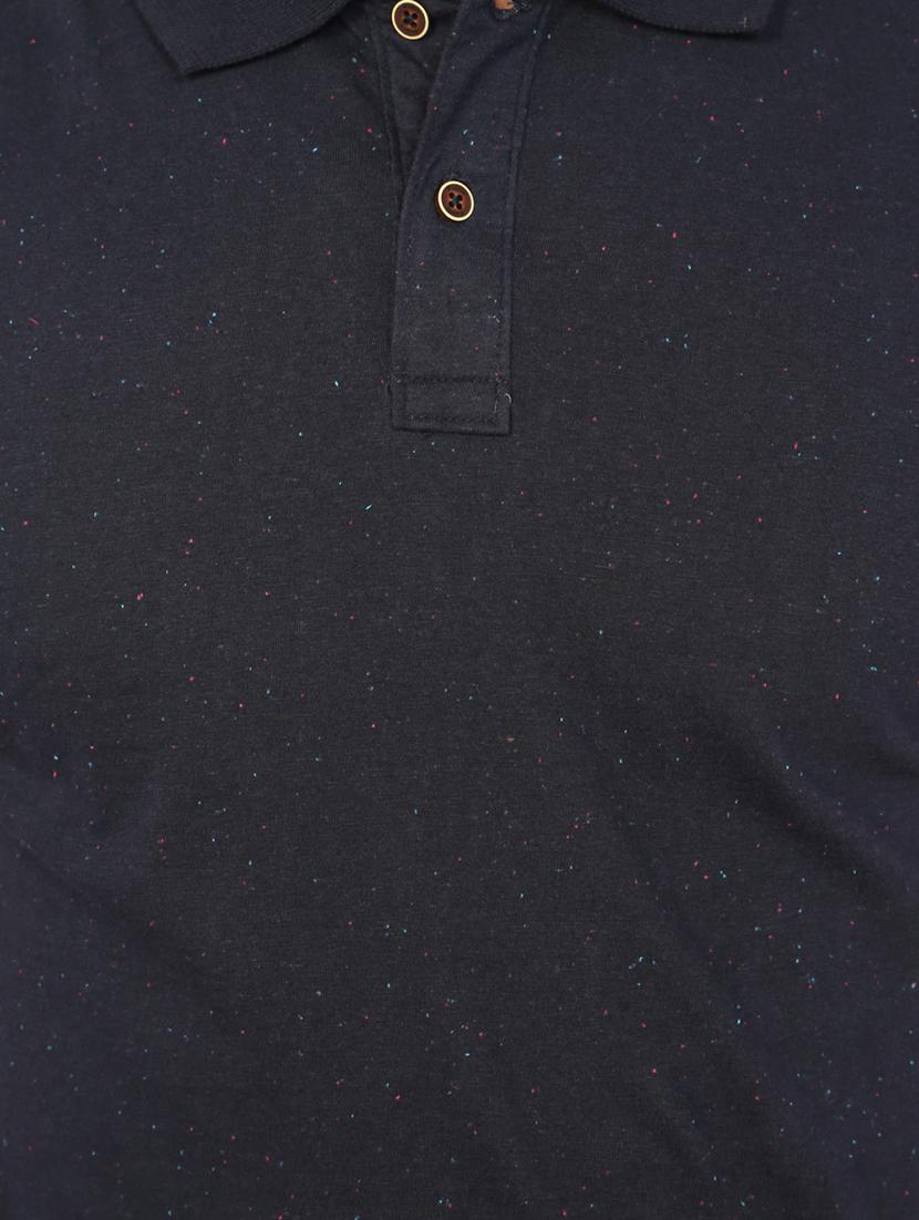 navy blue polyester polo t-shirt - 15729929 - Zoom Image - 4