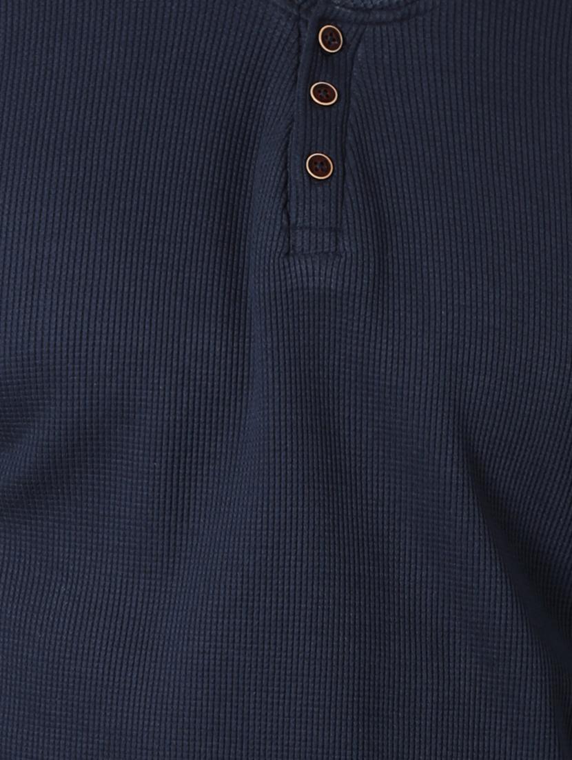 navy blue cotton t-shirt - 15729931 - Zoom Image - 4