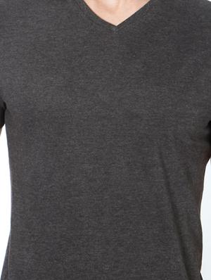 grey cotton blend t-shirt - 15729943 - Standard Image - 4