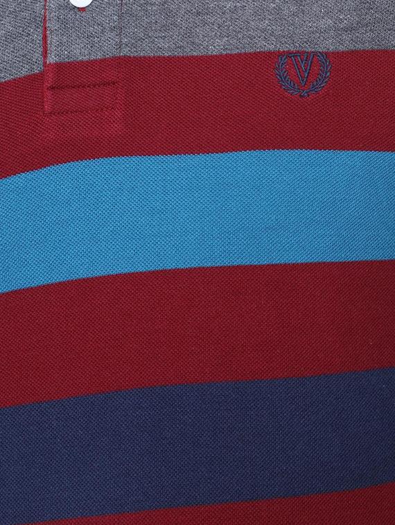 multi colored cotton polo t-shirt - 15729960 - Zoom Image - 4